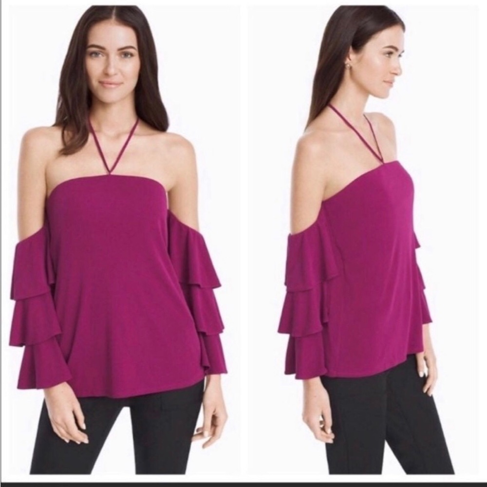 White House Black Market statement top EUC XS
